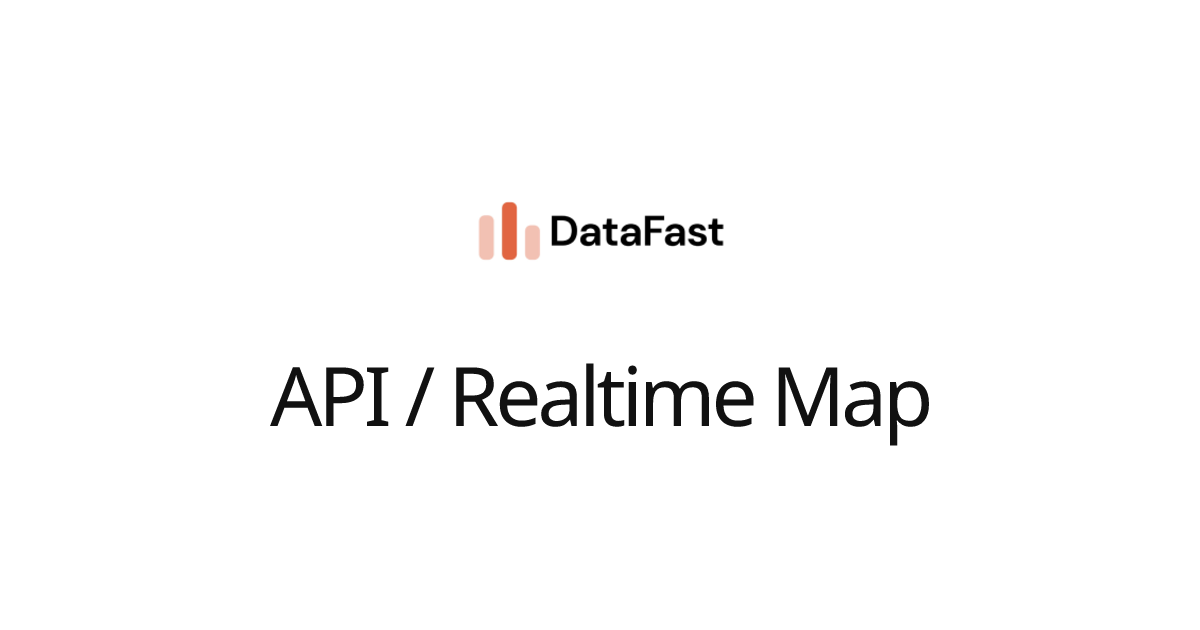 Realtime Map | DataFast Documentation